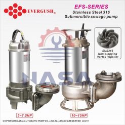 Bơm nạo vét bùn Evergush EFSD-30T