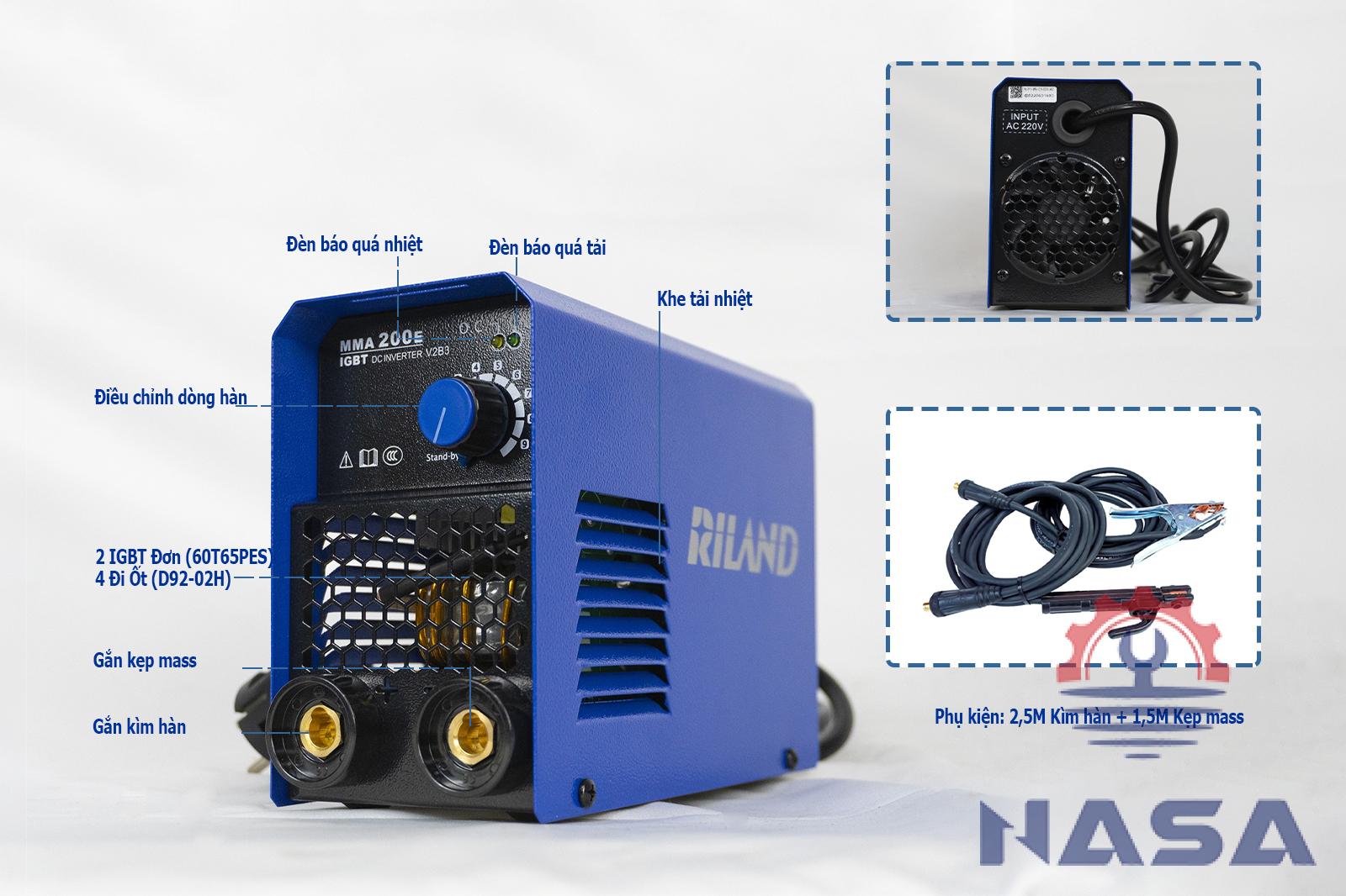 Máy hàn que Riland MMA 200E