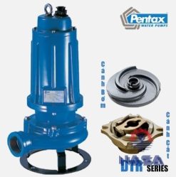 Máy Bơm Nước Thải có cánh cắt Pentax DTRT 1000